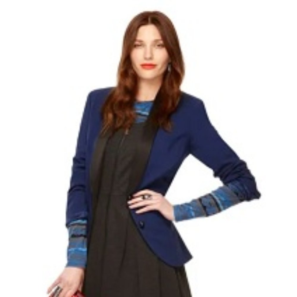 Kirna Zabete for Target Small Blue Tuxedo Blazer